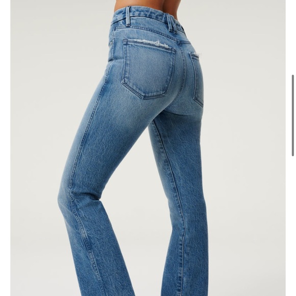 Good American Good Curve High Waist Straight Leg Jeans - Picture 6 of 8